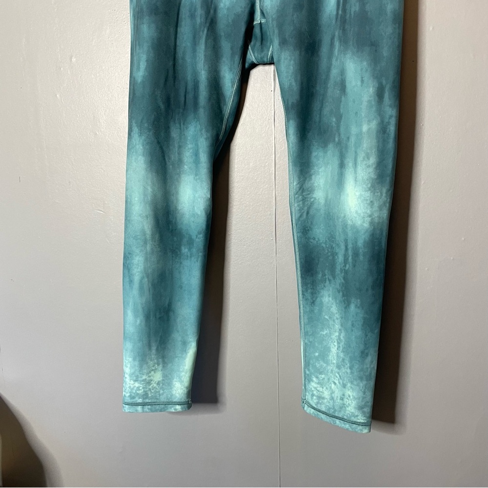 Calia Teal Tie-Dye Cropped Leggings size large - Picture 3 of 12